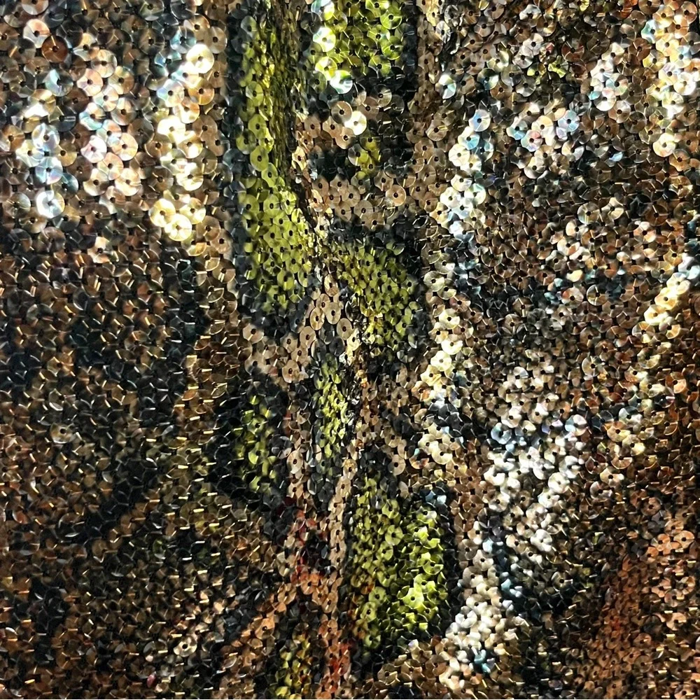 Stylish Snake Print Skirt Small NEW
